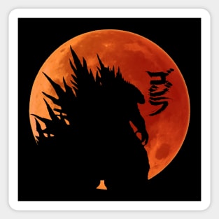 Shadow On The Red Moon Sticker